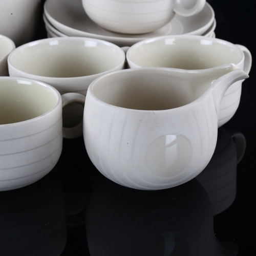 114 - MARTIN HUNT for Hornsea, a Concept design tea-set comprising teapot, milk jug, lidded sugar bowl and... 