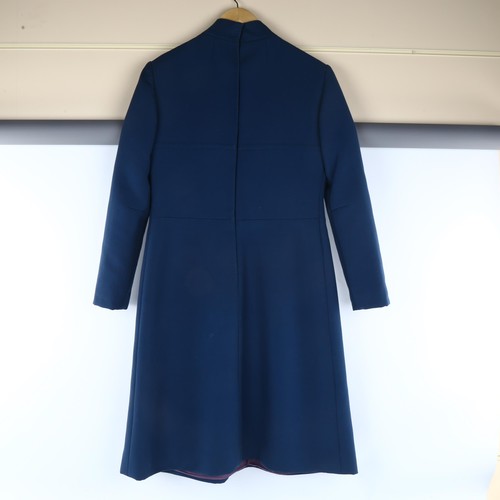 166 - CHRISTIAN DIOR, London - a 1960s' Diorling dress in navyfabric, fully lined