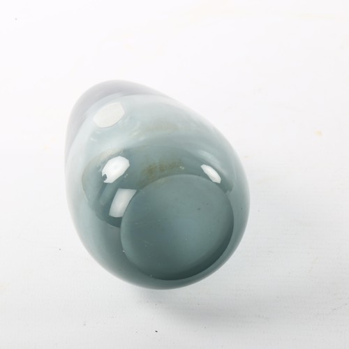 72 - WILHELM WAGENFELD for WMF, a mid-century turmalin glass vase, height 13cm