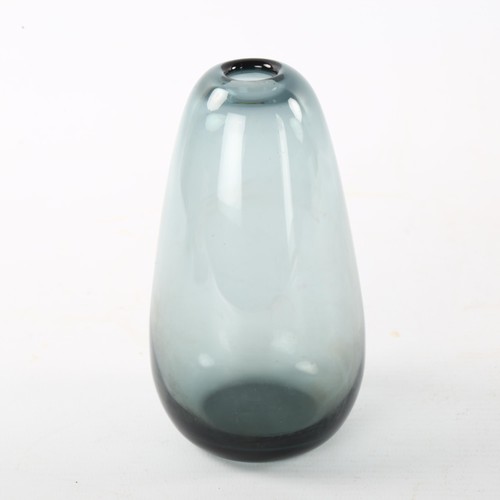 72 - WILHELM WAGENFELD for WMF, a mid-century turmalin glass vase, height 13cm