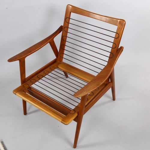 106 - FREDRIK KAYSER for Vatne Mobler, Norway a mid-century model 563 teak lounge chair, 1960, height 78cm