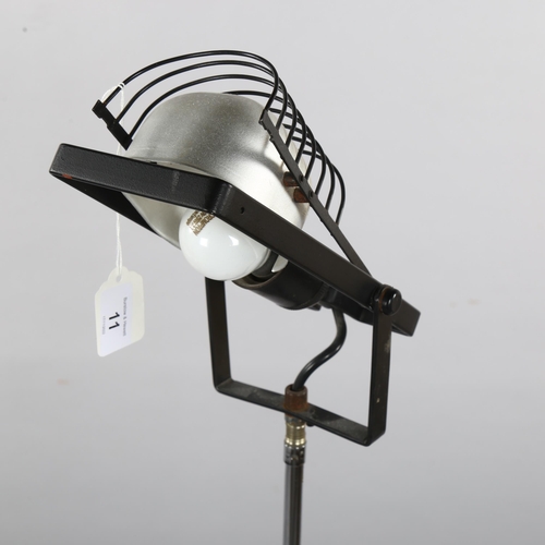 11 - ERNESTO GISMONDI for Artemide, a 1970s' adjustable tripod floor lamp, height 115cm