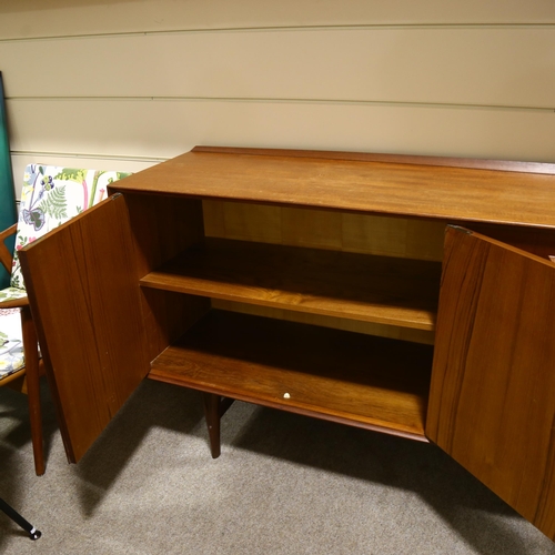 68 - A 1960s' Danish teak sideboard, length 220cm x Depth 45cm x height 87cm