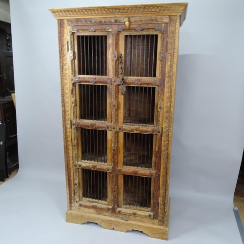 2014 - An Indian Sheesham 2 door cabinet 102cm x 187cm x 54cm