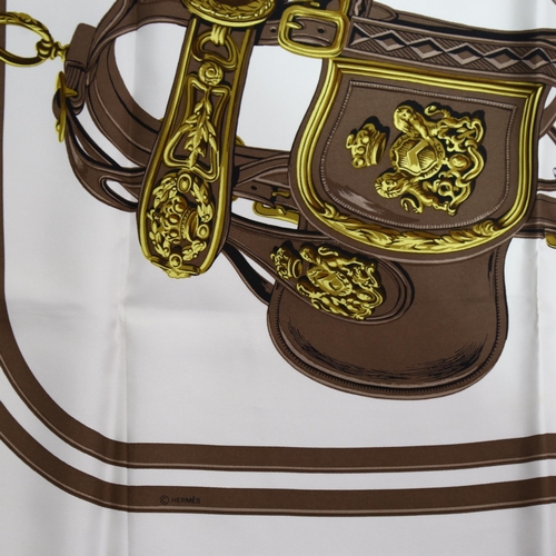 212 - HERMES - Brides de Gala silk scarf, boxed