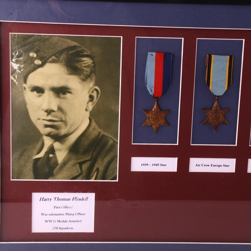 219 - Second World War DFC group of 5 medals, awarded to Harry Thomas Flindell, Pilot Officer/War Substant... 