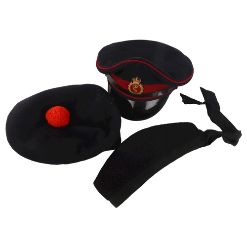 234 - A Canadian Medical Corps peaked cap and 2 other military caps (3)