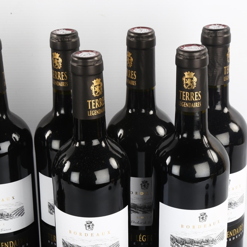 324 - 12 bottles of red Bordeaux wine, Terres Legendaires 2021