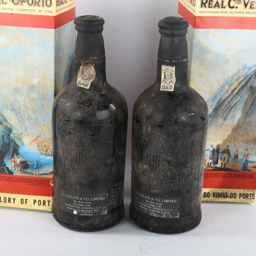 327 - 4 bottles of vintage port, 1967 Royal Oporto, 2 in original box