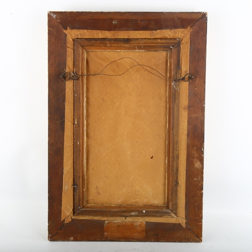 360 - A Victorian gilt-gesso framed wall mirror of small size, overall 50cm x 34cm