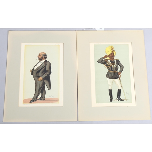 696 - The Maharaja Duleep Singh, Vanity Fair 1882, and The Maraj Sir Pertab Sing, Jodhpore, Vanity Fair 18... 