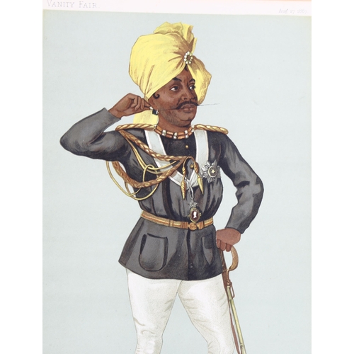 696 - The Maharaja Duleep Singh, Vanity Fair 1882, and The Maraj Sir Pertab Sing, Jodhpore, Vanity Fair 18... 