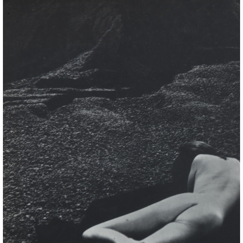 704 - Ernst Haas (1921 - 1986), photographic print circa 1950, nude study, 19.5cm x 14.5cm, framed