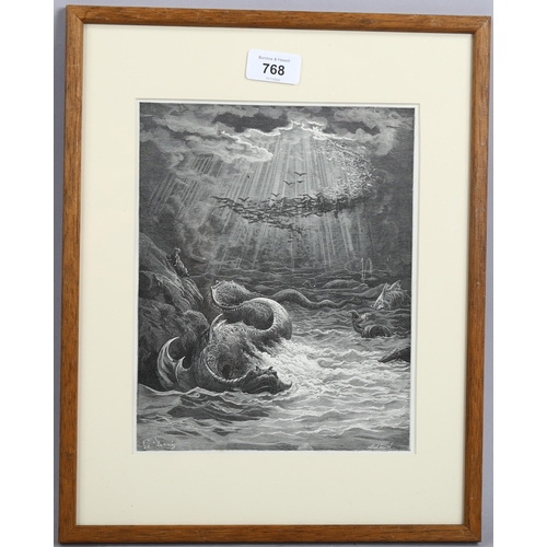 768 - Gustav Dore (1832-1883) and Cosson and Burn Smeeton (engravers), engraving on paper, The Creation of... 