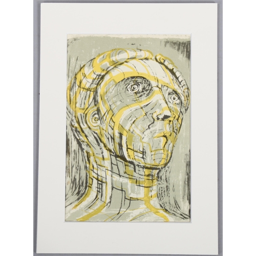 769 - Henry Moore (1898 - 1986), lithograph on paper, La Tete de Promethee (1952) 22.5cm x 14.5cm, mounted... 