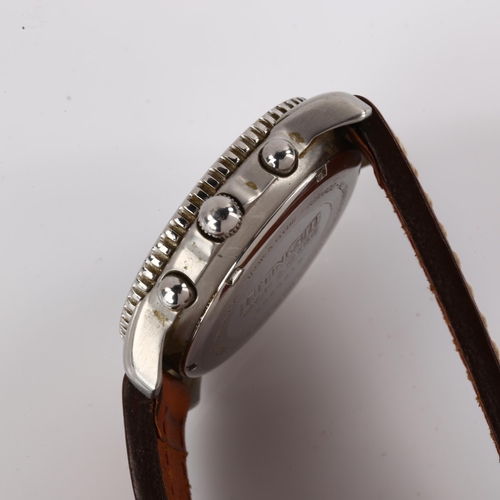 1033 - TACK & GYBE (TNG) - a stainless steel Tornado Regatta Yachttimer quartz wristwatch, black dial with ... 