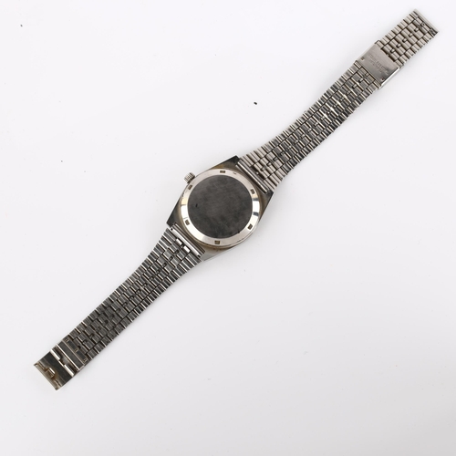 1036 - OMEGA - a Vintage stainless steel Geneve automatic bracelet watch, ref. 166.0120, circa 1972, brushe... 