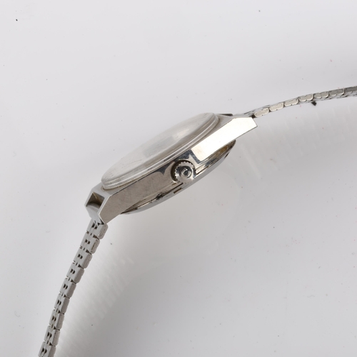 1036 - OMEGA - a Vintage stainless steel Geneve automatic bracelet watch, ref. 166.0120, circa 1972, brushe... 