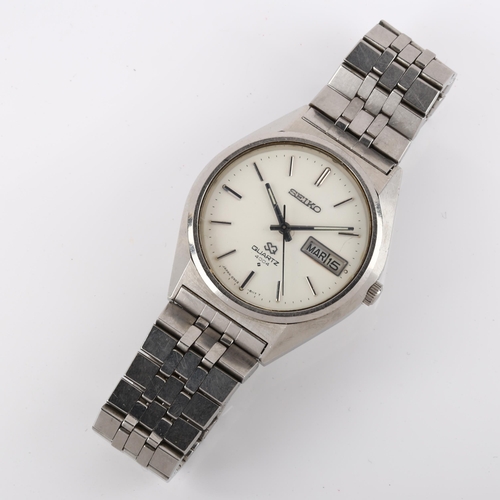 1049 - SEIKO - a Vintage stainless steel Sq4004 quartz bracelet watch, ref. 0903-8109, circa 1970s, silvere... 