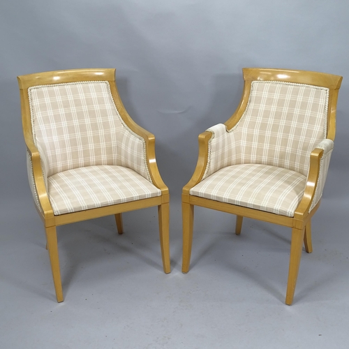 2048 - A pair of contemporary Biedermeier chairs, by Mary Fox Linton