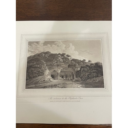 694 - Thomas and William Daniell, 4 x 19th century aquatints of Indian subjects, including the elephant's ... 