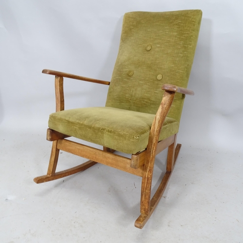 2286 - A mid-century Parker-Knoll style rocking chair