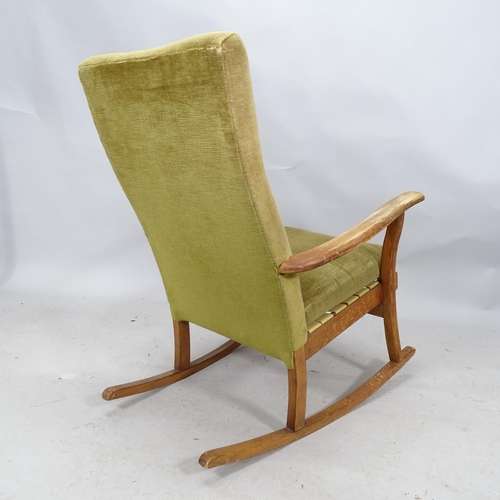 2286 - A mid-century Parker-Knoll style rocking chair