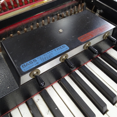 2291 - A Baldwin electric combo harpsichord, model number CW-8-S. serial number 3670, with pedals. Overall ... 