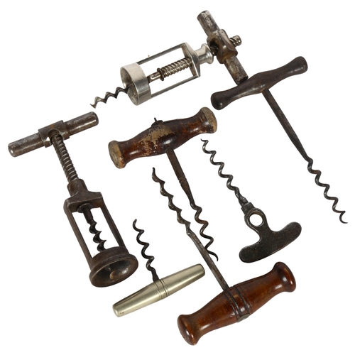 117 - A group of Vintage corkscrews including 2 pillar models etc (7)