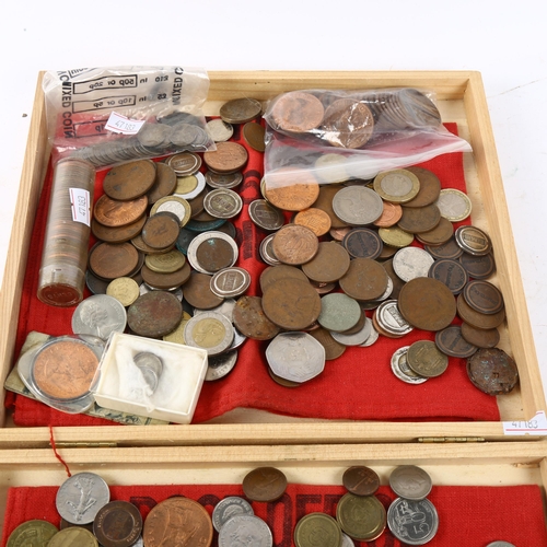 129 - A collection of British and worldwide coins