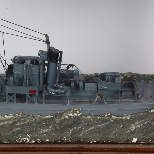 16 - A pair of mid-century scratch-built Aberdeen Escort Trawlers, including H.M.T. 