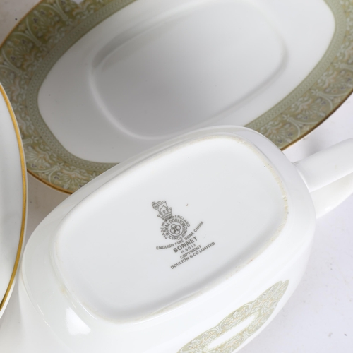 184 - ROYAL DOULTON - a Sonnet H5012 part dinner service