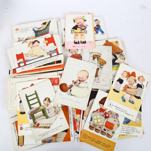 51 - Approximately 159 Mable Lucy Atwell postcards, some stamped