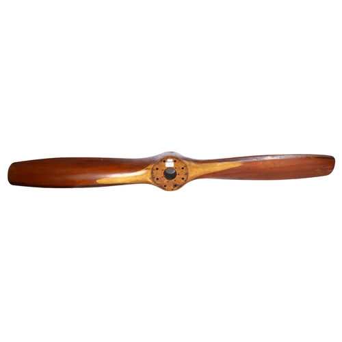 72 - A Vintage wooden propeller, length 165cm