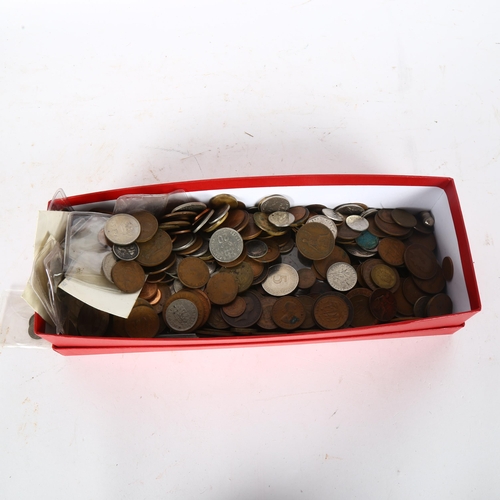 79 - A box of British and world coins