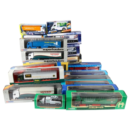 557 - A quantity of diecast vehicles, including Corgi, Superhaulers, Chad Valley, Cargo Kings etc, all veh... 