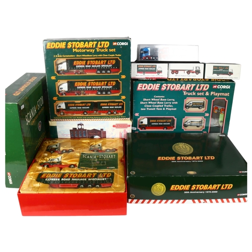 559 - A quantity of Eddie Stobart Ltd diecast vehicles and boxed sets, including Corgi model 60023 truck s... 