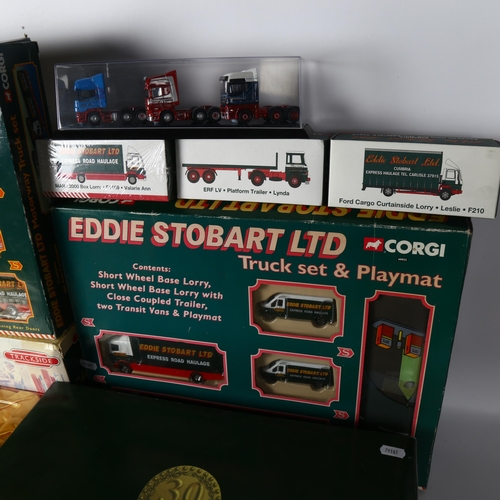 559 - A quantity of Eddie Stobart Ltd diecast vehicles and boxed sets, including Corgi model 60023 truck s... 