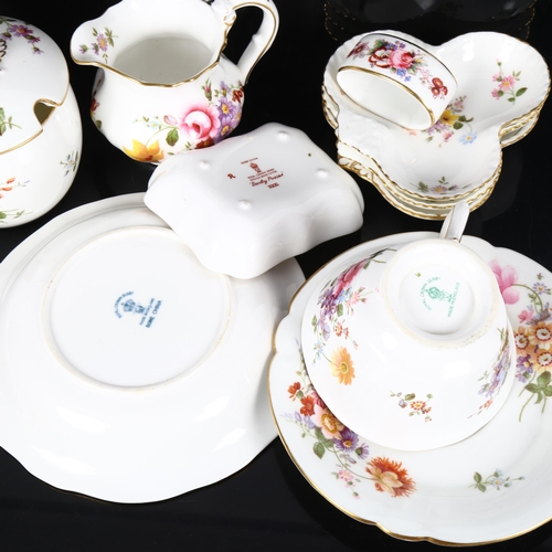 688 - Royal Crown Derby cup and saucer, preserve pot, Derby Posies cream jug etc