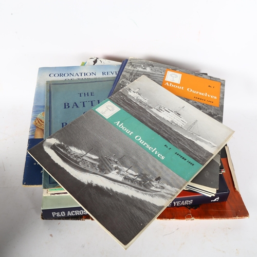 752 - A quantity of maritime books and magazines, including a quantity RAF programmes from the 1930's and ... 