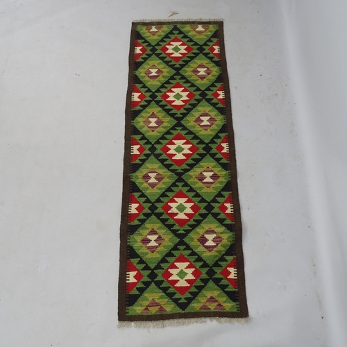 2337 - A Maimana Kilim runner, 201 x 64cm