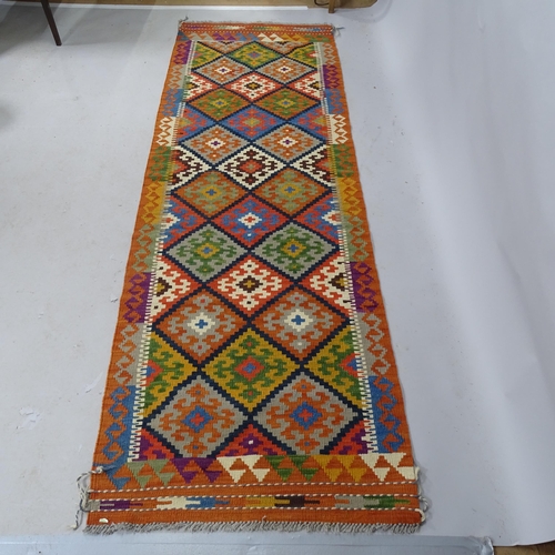 2312 - A Chobi Kilim Runner. 247cm x 81cm