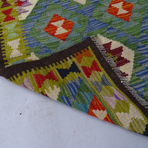 2313 - A Maimana Kilim Runner. 301cm x 78cm