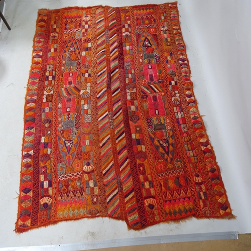 2347 - An Iranian Kilim rug. 240cm x 160cm