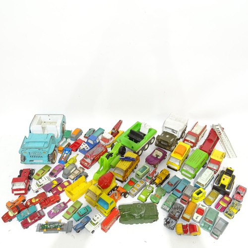 583 - A quantity of Vintage play worn diecast vehicles, including Tonka, Matchbox etc