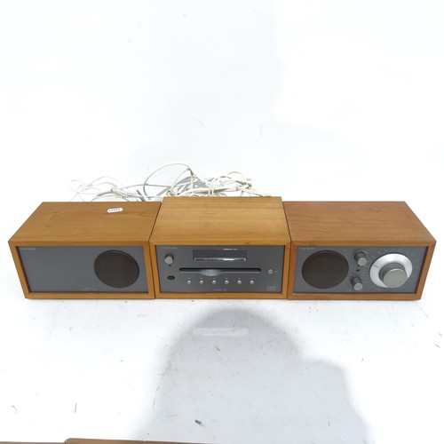 802 - A Tivoli audio model CD, with speakers, cables and remote control. Model reference R1966405032