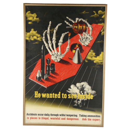 152 - An original Second World War Period HM Ministry of Information poster 