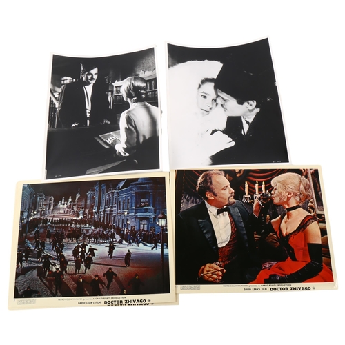 123 - A set of 7 lobby cards for Dr Zhivago and two still photos, UK release MGM (9)