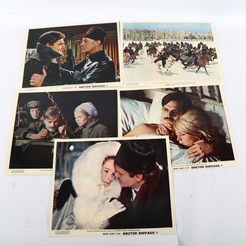 123 - A set of 7 lobby cards for Dr Zhivago and two still photos, UK release MGM (9)