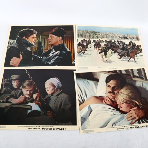 123 - A set of 7 lobby cards for Dr Zhivago and two still photos, UK release MGM (9)